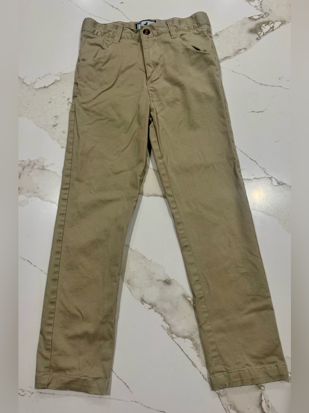 Properly Tied Khaki Tan Chino Pants Size 8 Worn Once